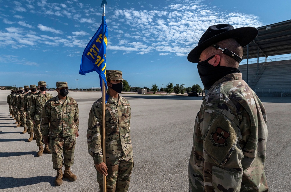 U.S. Air Force Basic Military Training Graduation and Coining Ceremony