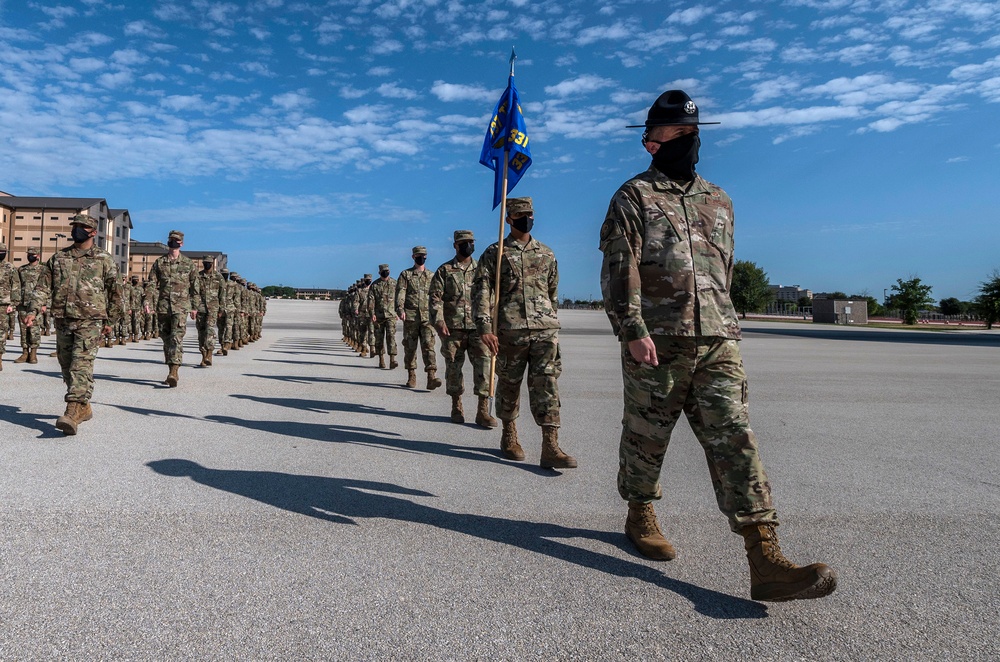 U.S. Air Force Basic Military Training Graduation and Coining Ceremony