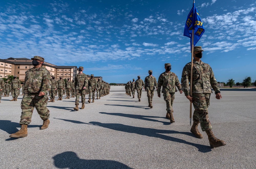 U.S. Air Force Basic Military Training Graduation and Coining Ceremony