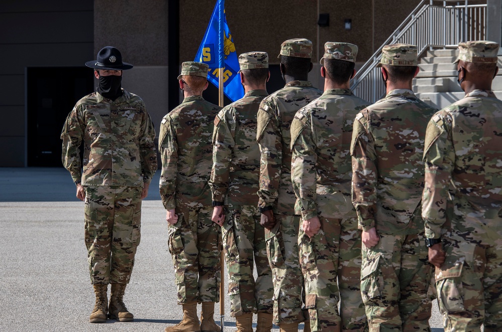 U.S. Air Force Basic Military Training Graduation and Coining Ceremony