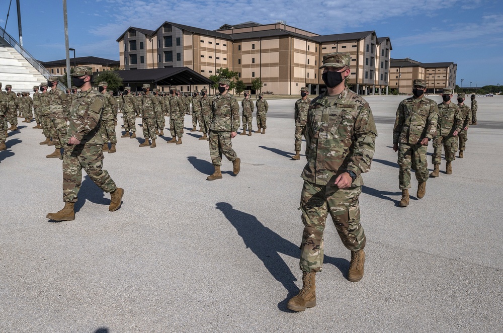 U.S. Air Force Basic Military Training Graduation and Coining Ceremony