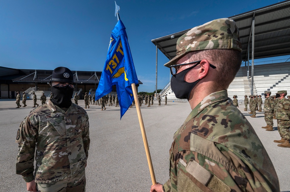 U.S. Air Force Basic Military Training Graduation and Coining Ceremony