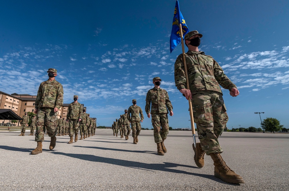 U.S. Air Force Basic Military Training Graduation and Coining Ceremony