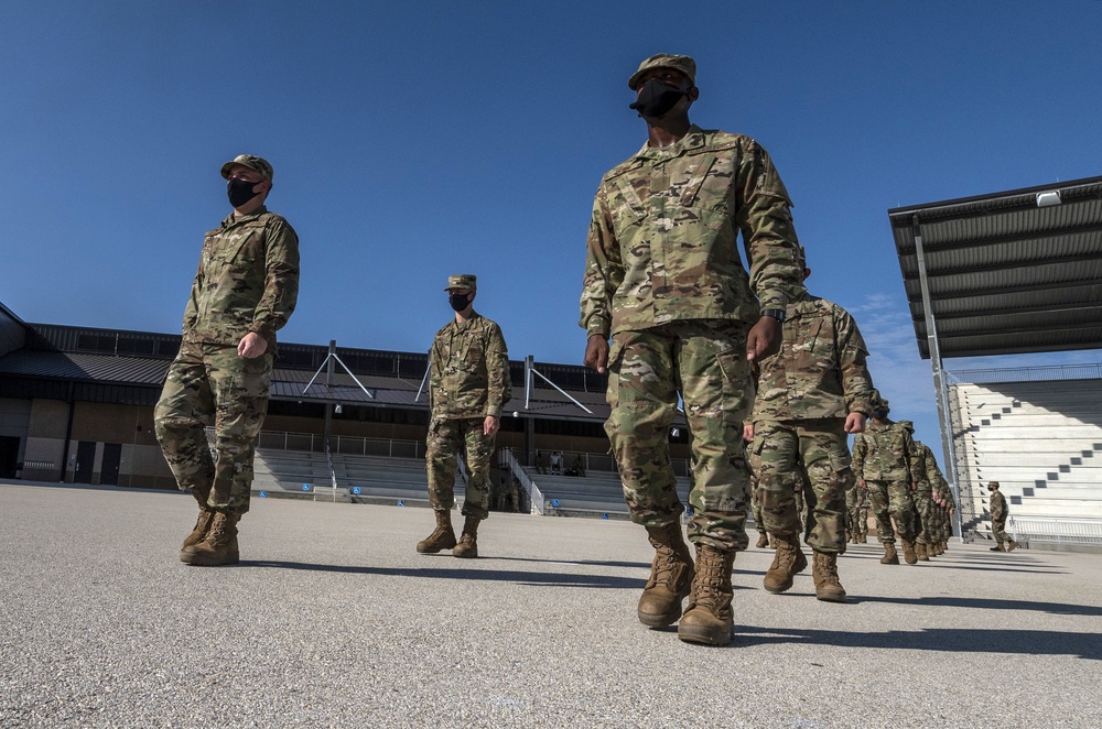 U.S. Air Force Basic Military Training Graduation and Coining Ceremony