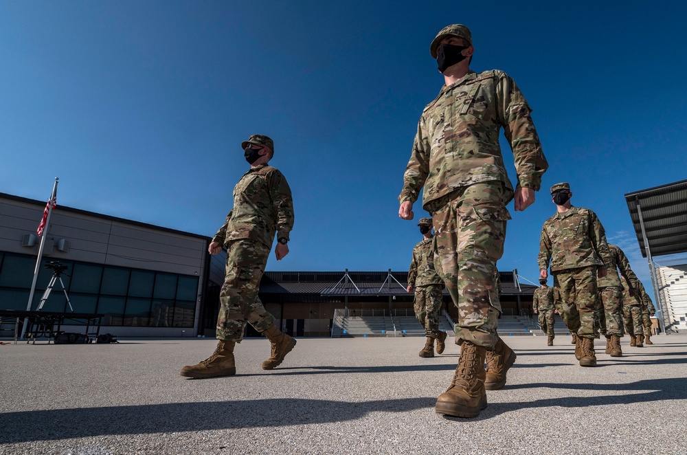 U.S. Air Force Basic Military Training Graduation and Coining Ceremony