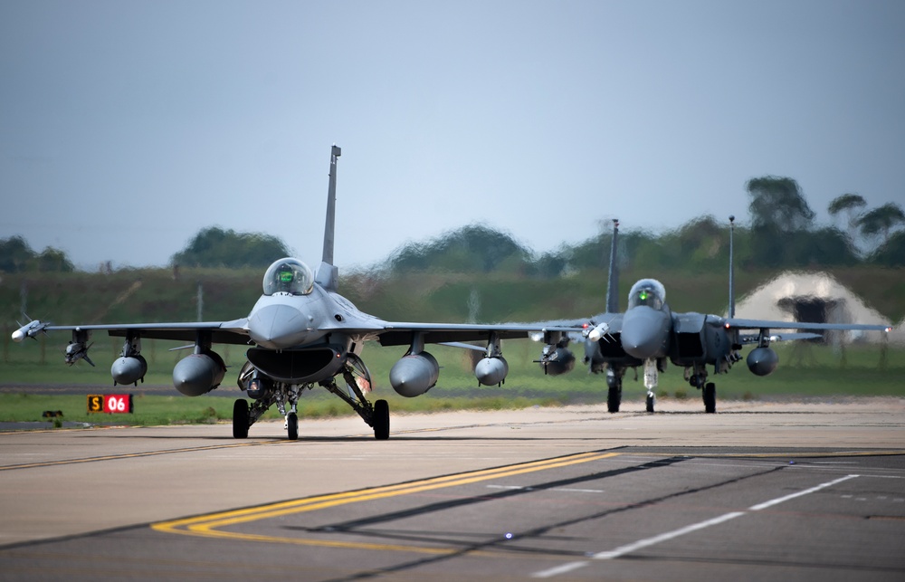 510th Fighter Squadron arrives at Lakenheath