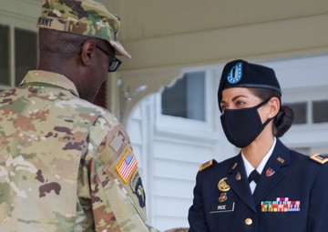 CW5 Valentino Grant coins CW4 Jennifer Rice