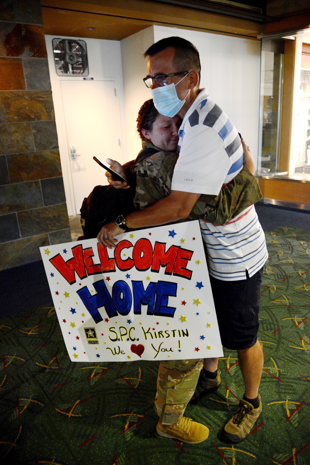 Oregon National Guard Soldiers return home