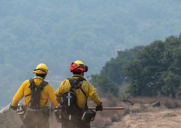 Presidio of Monterey firefighters help combat River and Carmel fires in Monterey County
