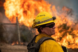 Presidio of Monterey firefighters help combat River and Carmel fires in Monterey County