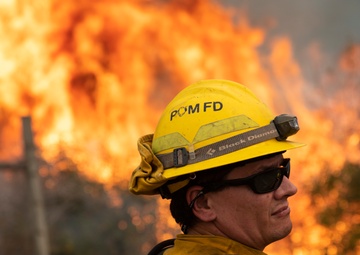 Presidio of Monterey firefighters help combat River and Carmel fires in Monterey County