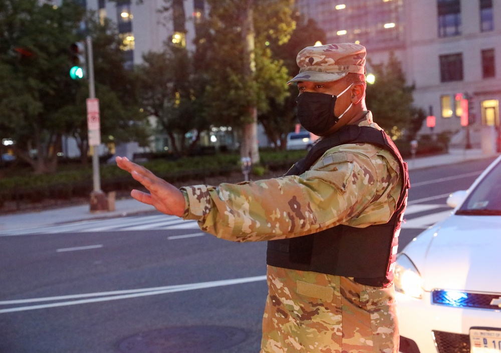 DC National Guard Provides Support for Rally