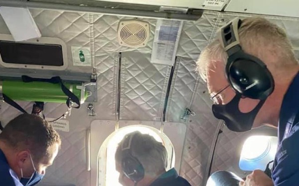 Sector/Air Station Corpus Christi conducts overflight following Hurricane Laura