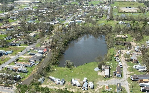 Sector/Air Station Corpus Christi conducts overflight following Hurricane Laura