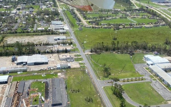 Sector/Air Station Corpus Christi conducts overflight following Hurricane Laura