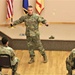 Command Sergeant Major of Army Reserve speaks with troops at Fort McCoy