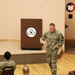 Command Sergeant Major of Army Reserve speaks with troops at Fort McCoy
