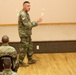 Command Sergeant Major of Army Reserve speaks with troops at Fort McCoy