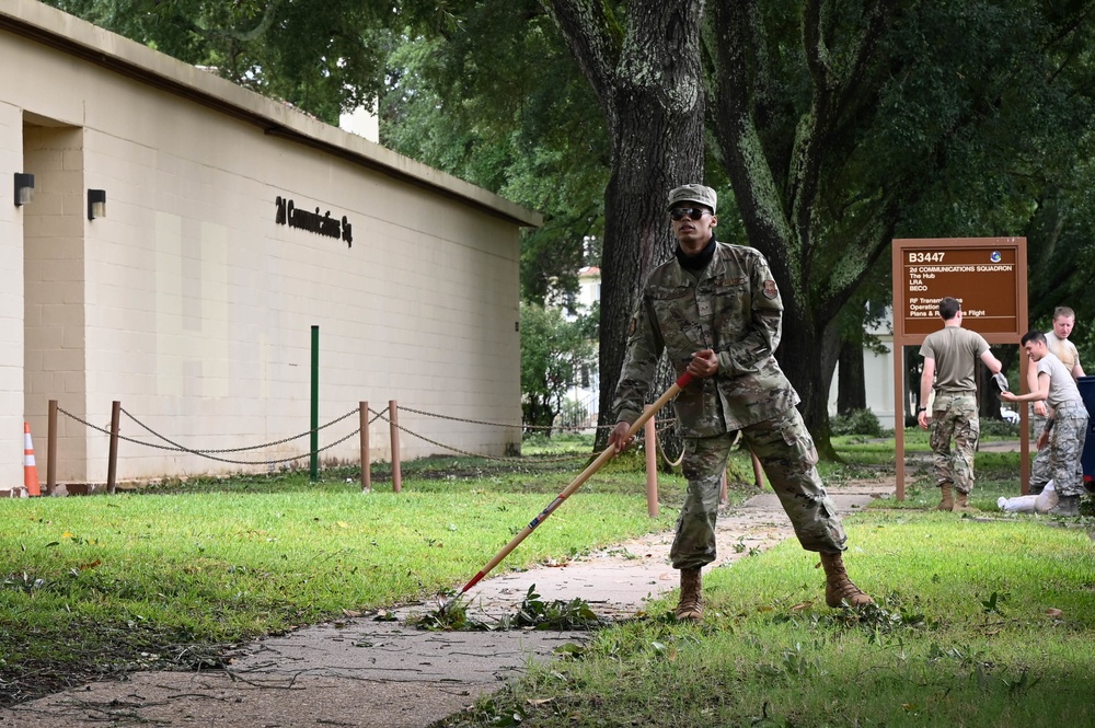 Barksdale’s Disaster Response Force Clean-up