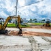 Workers to extend length of Doughboy Stadium running track,  put in new surface, drainage