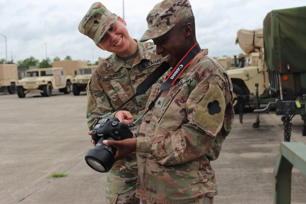 Soldiers from the 367th Mobile Public Affairs Detachment conduct annual training