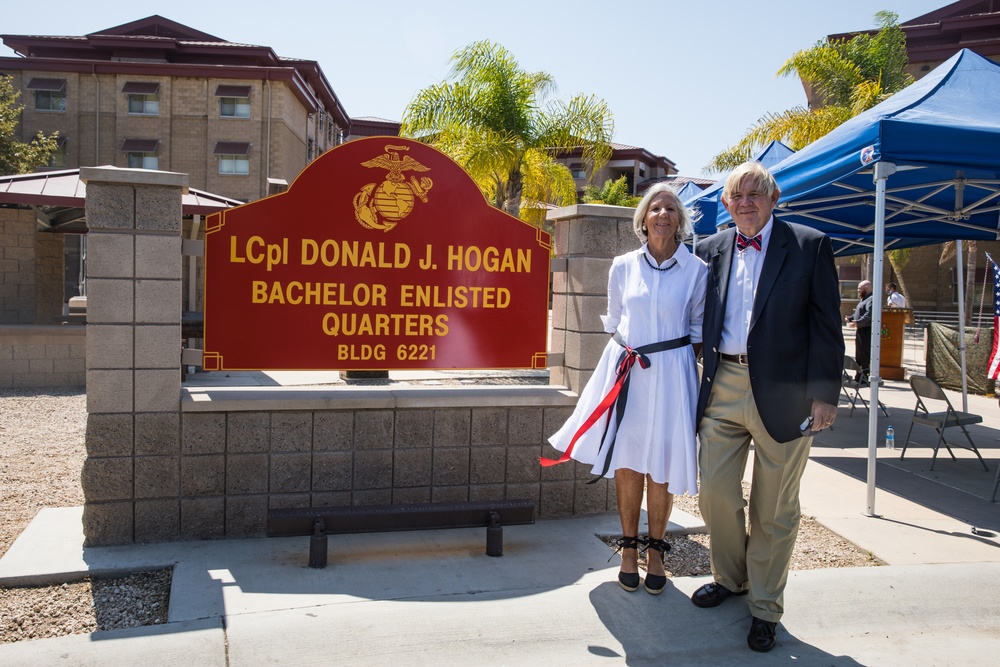 Lance Cpl. Donald J. Hogan's Re-dedication Ceremony, 1st Battalion, 5th Marine Regiment