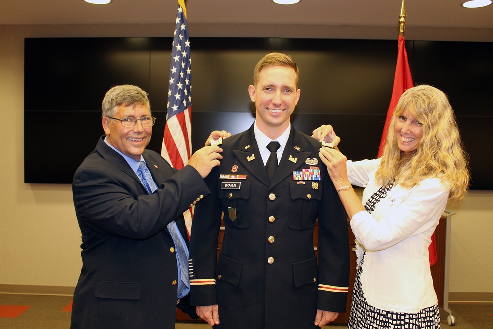 Deputy commander promoted to lieutenant colonel