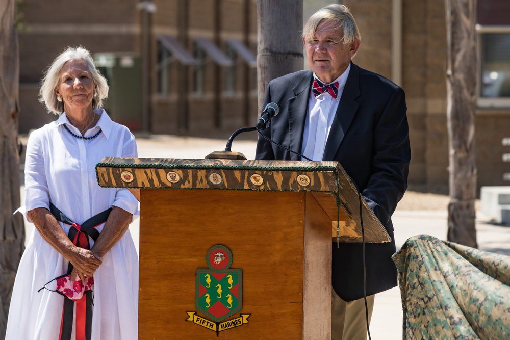 Lance Cpl. Donald J. Hogan's Re-dedication Ceremony, 1st Battalion, 5th Marine Regiment