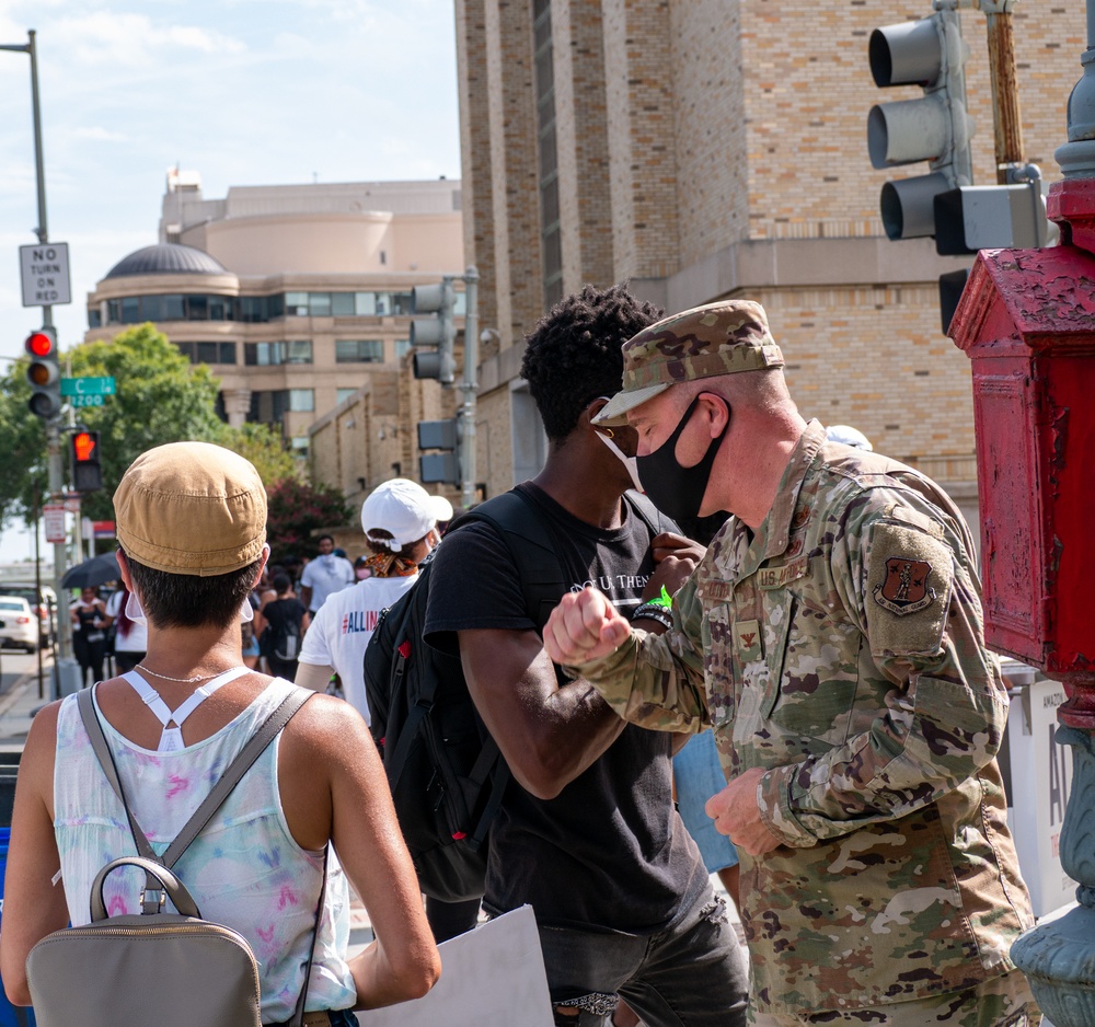 DC National Guard Provides Support for Rally