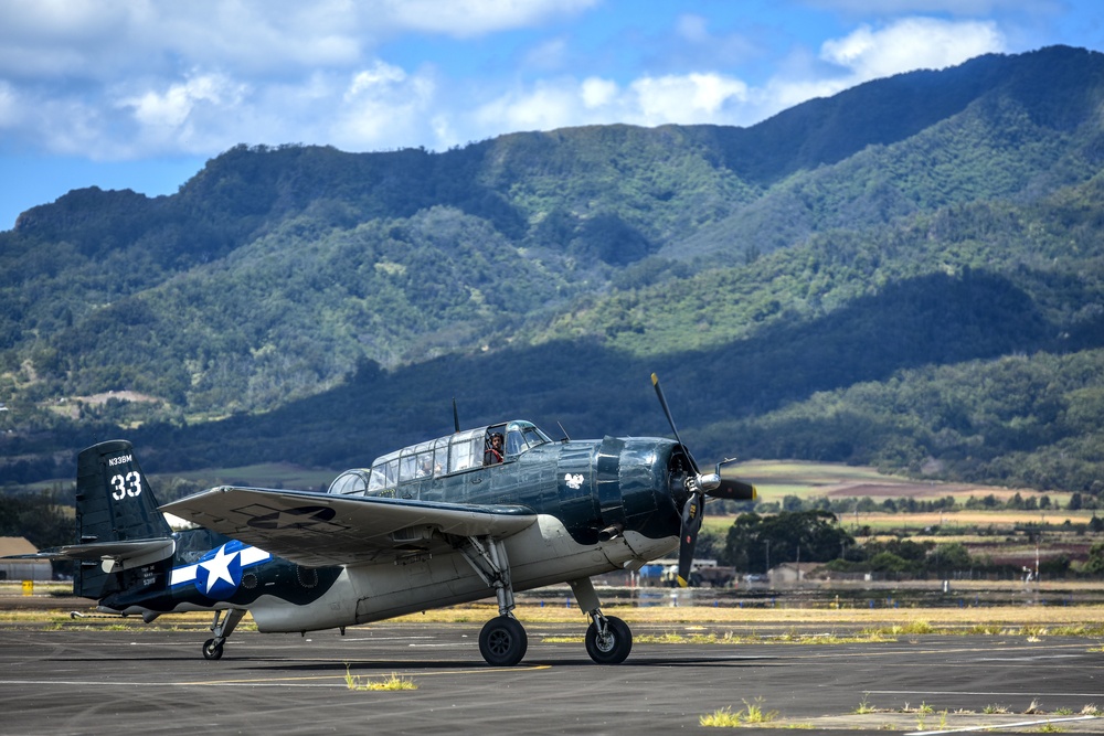 Warbirds land at Wheeler Army Airfield