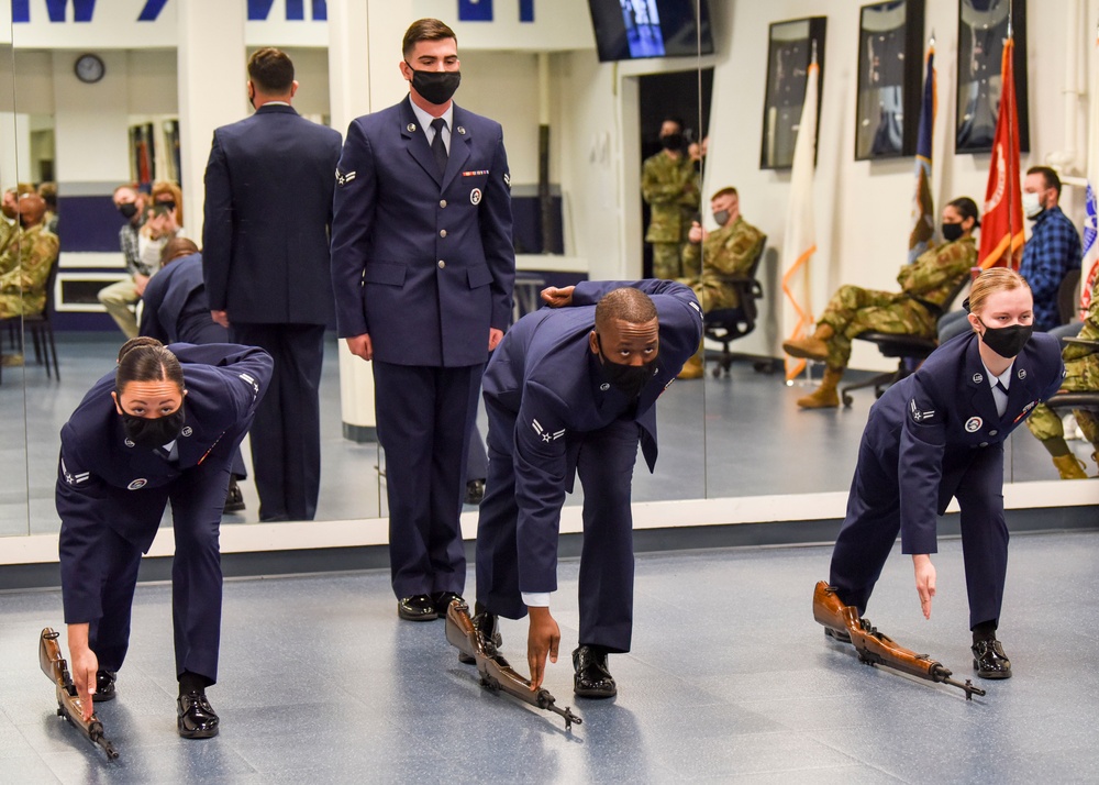 JBER inducts 6 new Honor Guardsmen