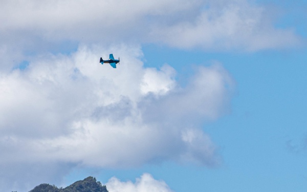 Warbirds Arrive to Wheeler Army Airfield for the 75th Commemoration of the End of WWII