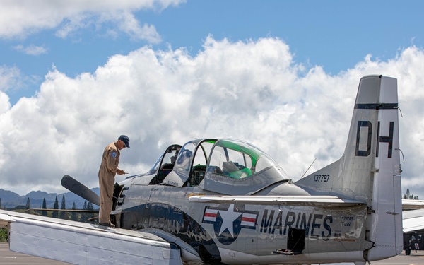 Warbirds Arrive to Wheeler Army Airfield for the 75th Commemoration of the End of WWII