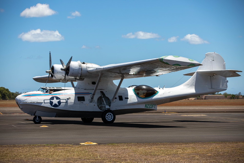 Warbirds Arrive to Wheeler Army Airfield for the 75th Commemoration of the End of WWII