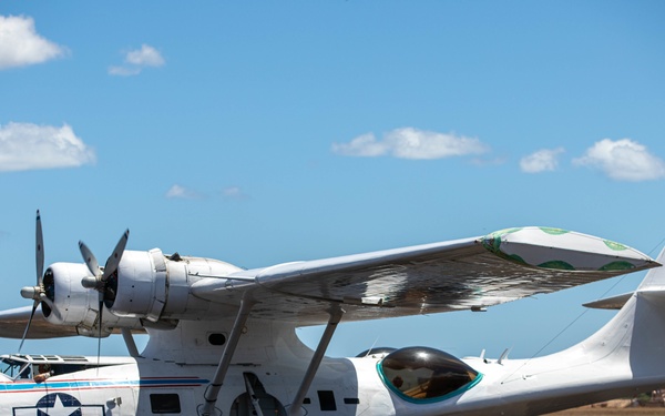 Warbirds Arrive to Wheeler Army Airfield for the 75th Commemoration of the End of WWII
