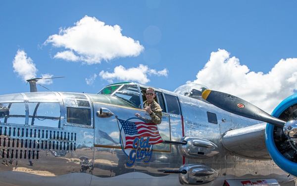 Warbirds Arrive to Wheeler Army Airfield for the 75th Commemoration of the End of WWII