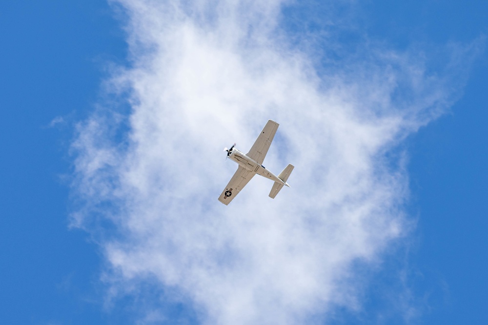 Warbirds Arrive to Wheeler Army Airfield for the 75th Commemoration of the End of WWII