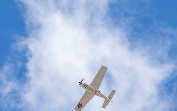 Warbirds Arrive to Wheeler Army Airfield for the 75th Commemoration of the End of WWII