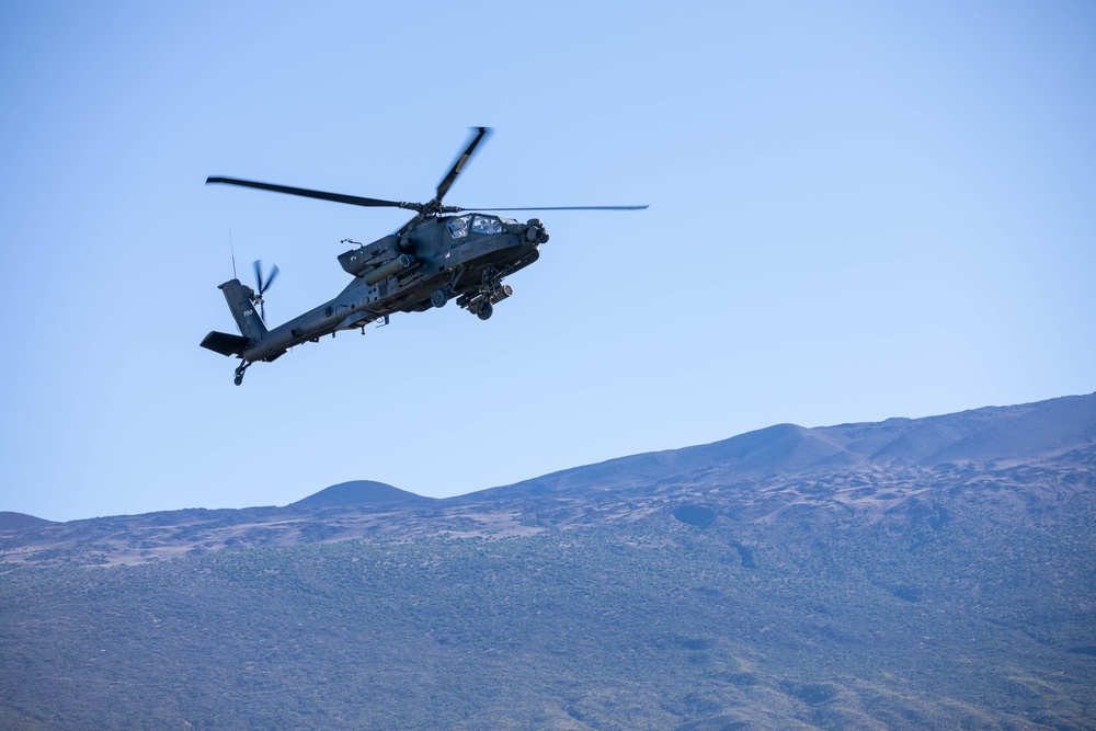 AH-64 Apaches Aerial Gunnery at PTA