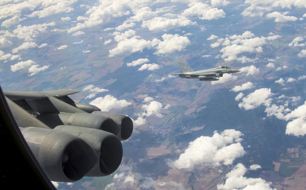 5th Bomb Wing and Allied Aircraft Integrate Flying All 30 NATO Nations in a Day