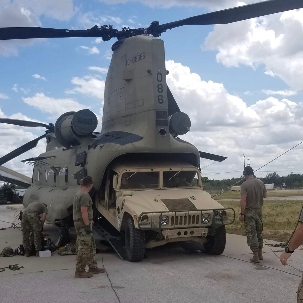 Humvee load