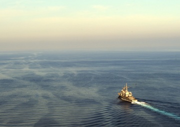 USS PHILIPPINE SEA VERTREP-AT-SEA/PHOTOEX/MARITIME EXERCISE