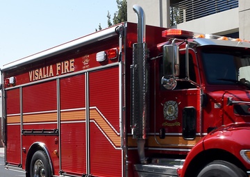 Air Force medical team given sendoff at Kaweah Delta Medical Center