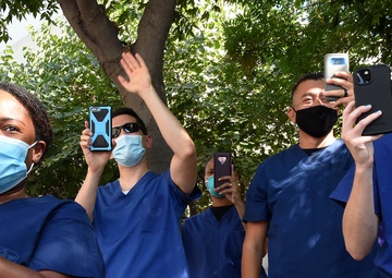 Air Force medical team given sendoff at Kaweah Delta Medical Center