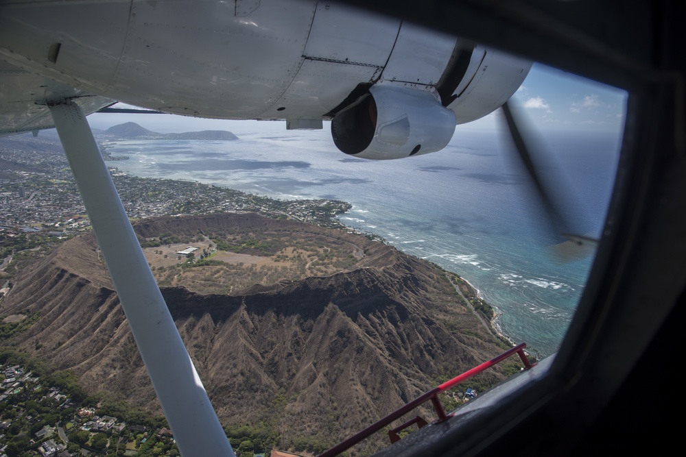 WWII-Era Warbirds Fly Over Hawaii