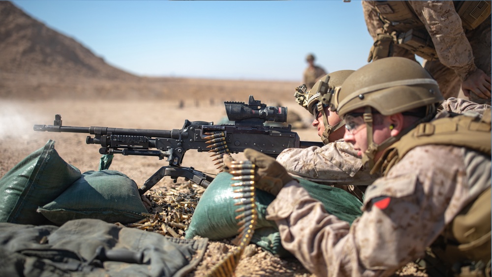 SPMAGTF-CR-CC 20.2: 2/5 Machine Gun Range in Jordan