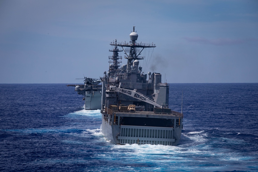 America Amphibious Ready Group on the horizon