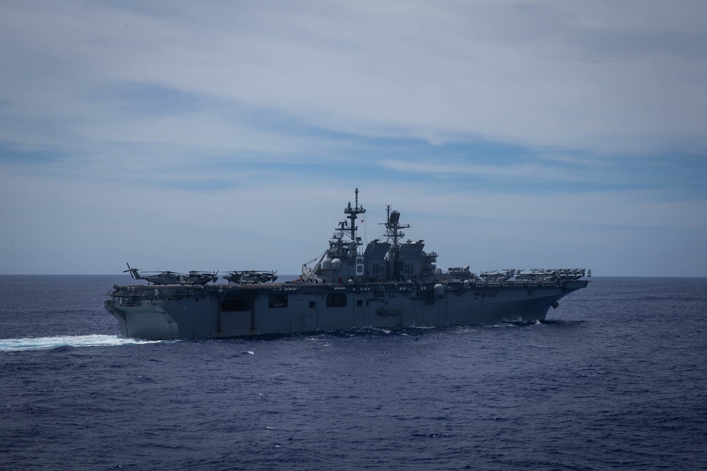 America Amphibious Ready Group on the horizon