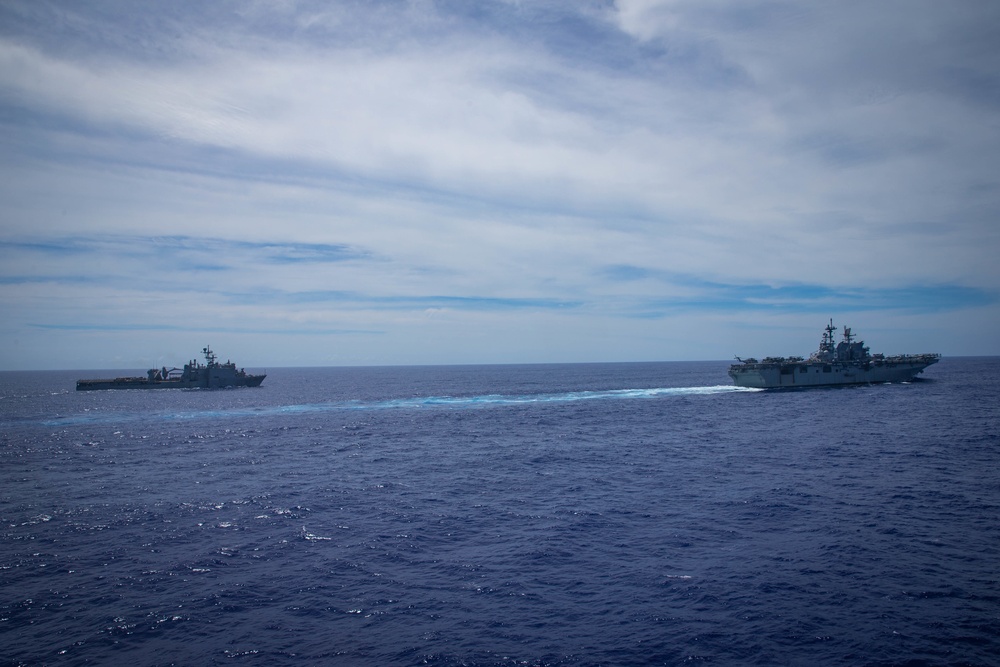 American Amphibious Ready Group on the horizon