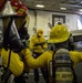 USS Carl Vinson (CVN 70) Sailors Participate In Aircraft Fire Drill